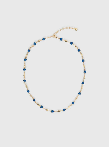 Abagail Gemstone Necklace Gold