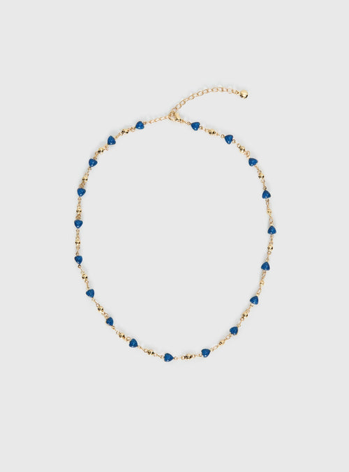Abagail Gemstone Necklace Gold