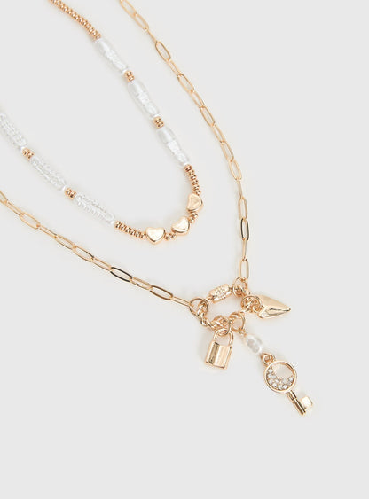 Victorea Necklace Set Gold