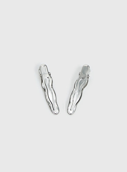 Kind To Another Hair Clips Silver / Multi