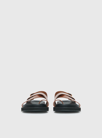 Billini Tennie Sandals Tan / Black