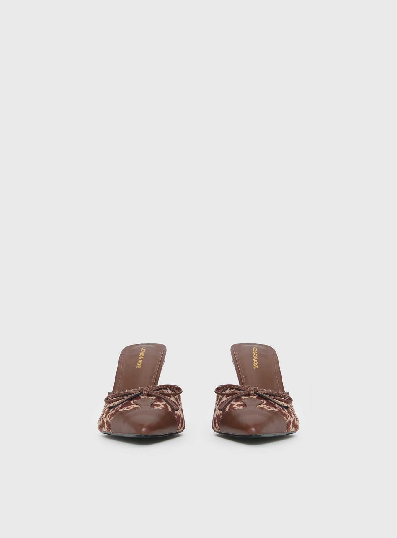 Boardroom Pointed Toe Heels Caramel Cow